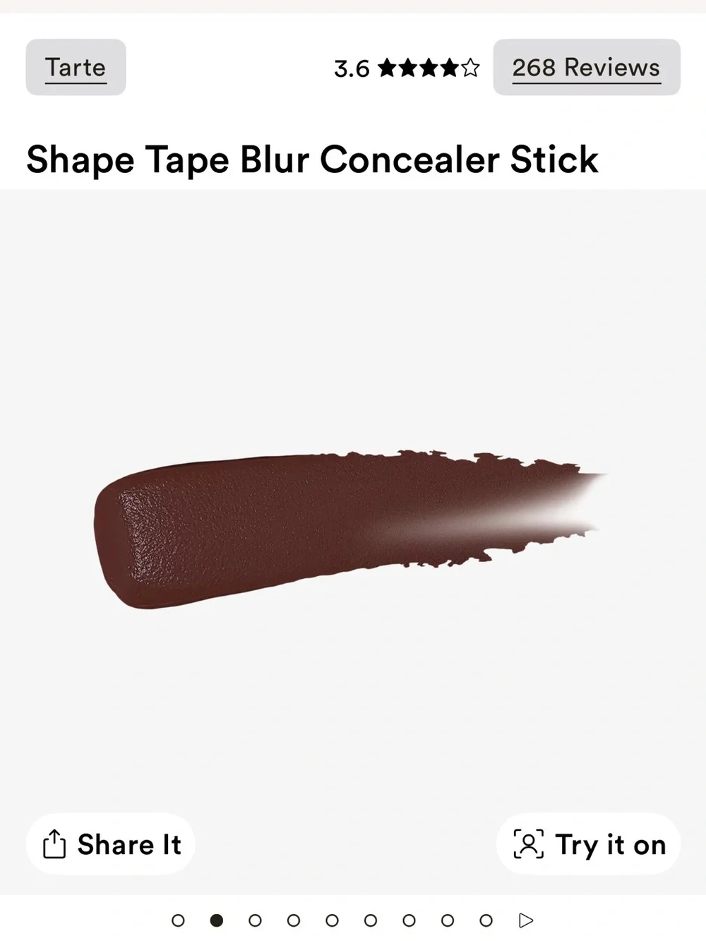 New shape tape™ blur concealer stick - espresso warm 64w